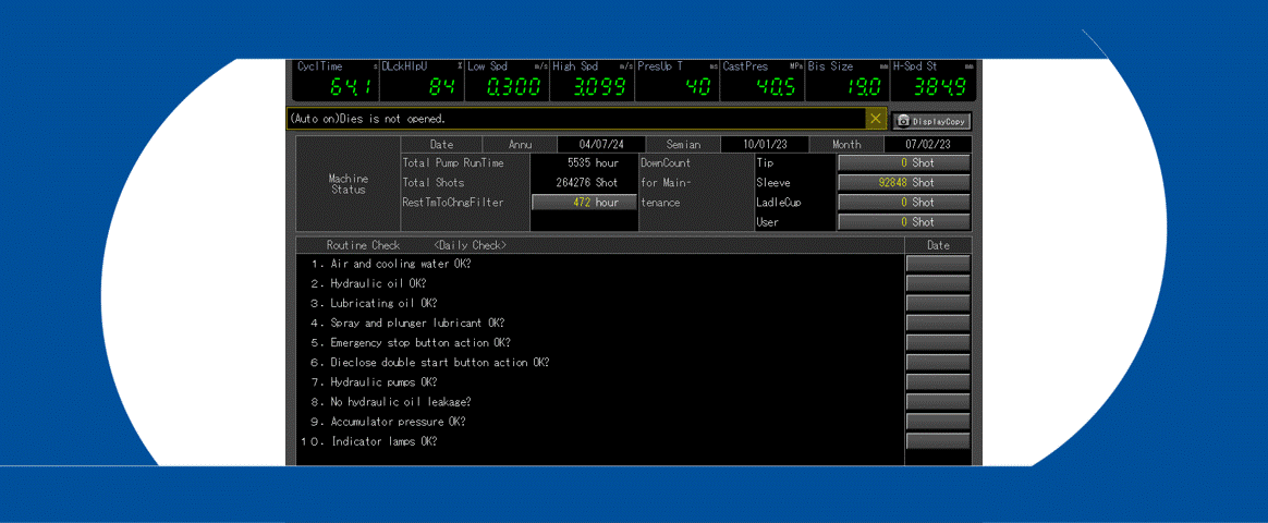 Banner Look Before You Leap In Die Casting The Machine Check Page On The TOSCAST (1)