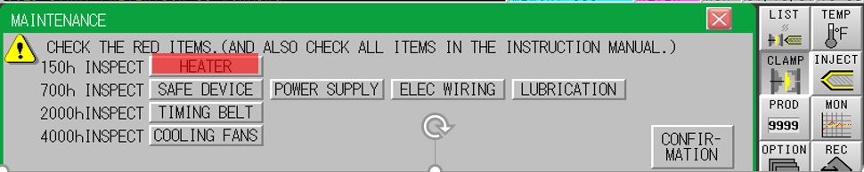V50 Preventative Maintenace Reminder