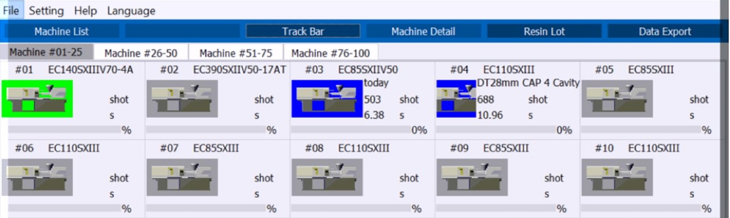 Ipaqet Machine Status Banner