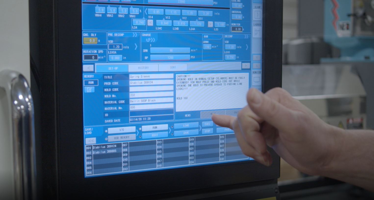 Mold Recipe Managment