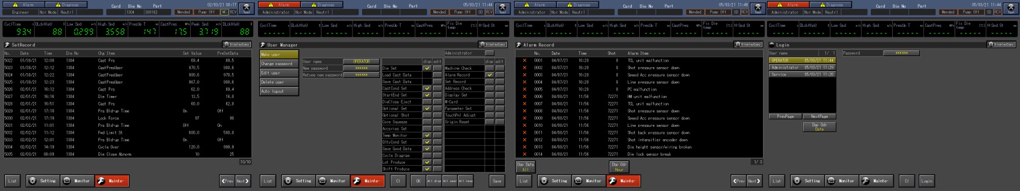 Banner Shot Shibaura Machine Makes Die Casting Record Keeping Easy